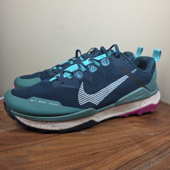 Nike Wildhorse 8 Armory Navy Mens Blue Purple Size 13 Running Shoes DR2686-401 - Picture 2 of 10